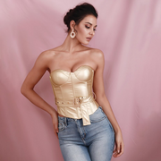 Gold Tube Top Support Elastic PU Top