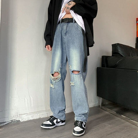The Rock Baggy Homme Classic Cargo Pocket Jeans