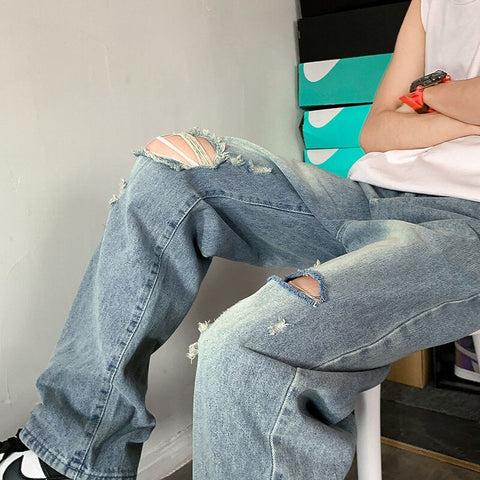 The Rock Baggy Homme Classic Cargo Pocket Jeans