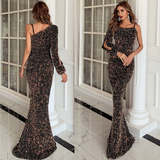SERENE Golden Sequin Dress