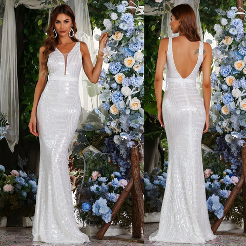 Isabelle Gown - White