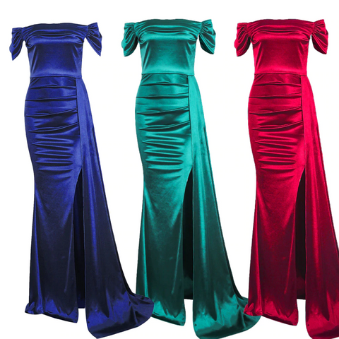Meredith Satin Gown