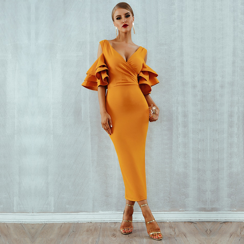 Butterfly Ruffle Dress