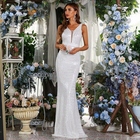 Isabelle Gown - White