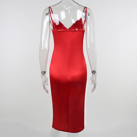 FIGURE EIGHT Satin Dress