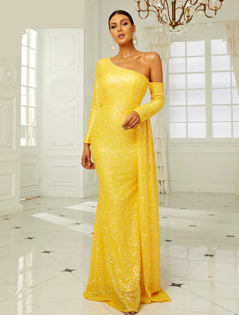 Elena Sequins Gown