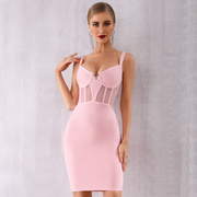 Mid Waist Lace Bodycon Dress