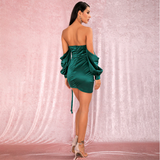 Green Off-The-Shoulder Tube Top