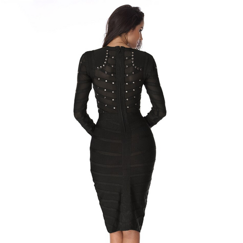 Checks and Beads Dress