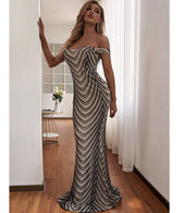 Fishtail Sequin Dress