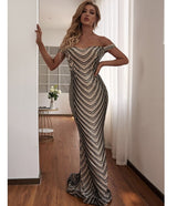 Fishtail Sequin Dress