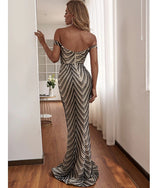 Fishtail Sequin Dress