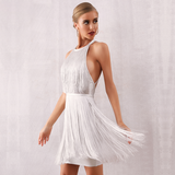 White Tassel Dress