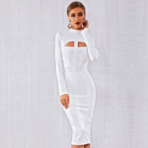 White Biker Cut Out Dress