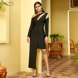 Exquisite Black cut out Dress