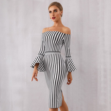 B&W Striped Dress