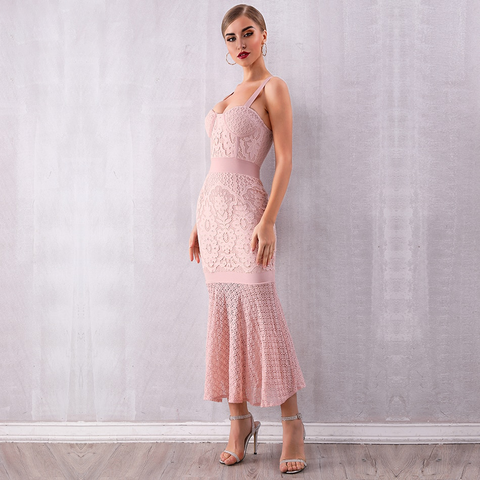 Embroidered in Pink Dress