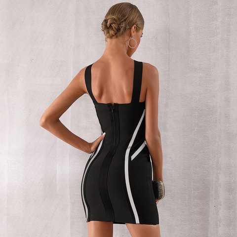 Cross Front Bandage Dress