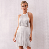 White Tassel Dress