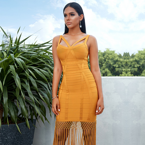 Tassels on Bottom Dress