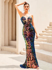 Cali Sequins Gown