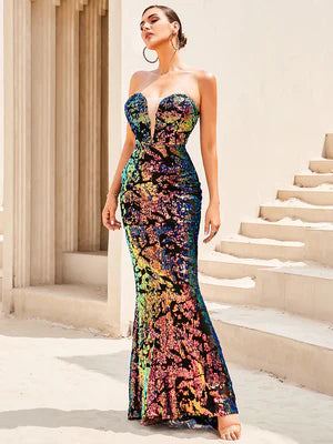 Cali Sequins Gown