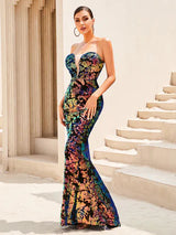 Cali Sequins Gown