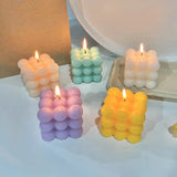BUBBLE CUBE SCENTED CANDLE | AVAILABLE IN 6 COLOURS