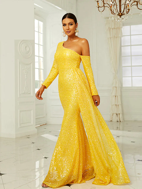 Elena Sequins Gown