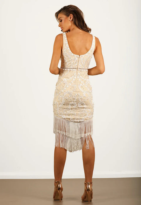 Danica Beaded Midi Dress