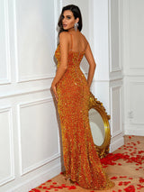 Heena Orange Dress