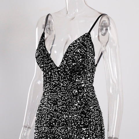 Embellished Sequin Dress