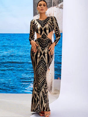 Kaira Sequins Gown