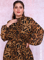 Valentina Leopard Chiffon