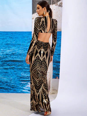 Kaira Sequins Gown