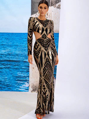 Kaira Sequins Gown